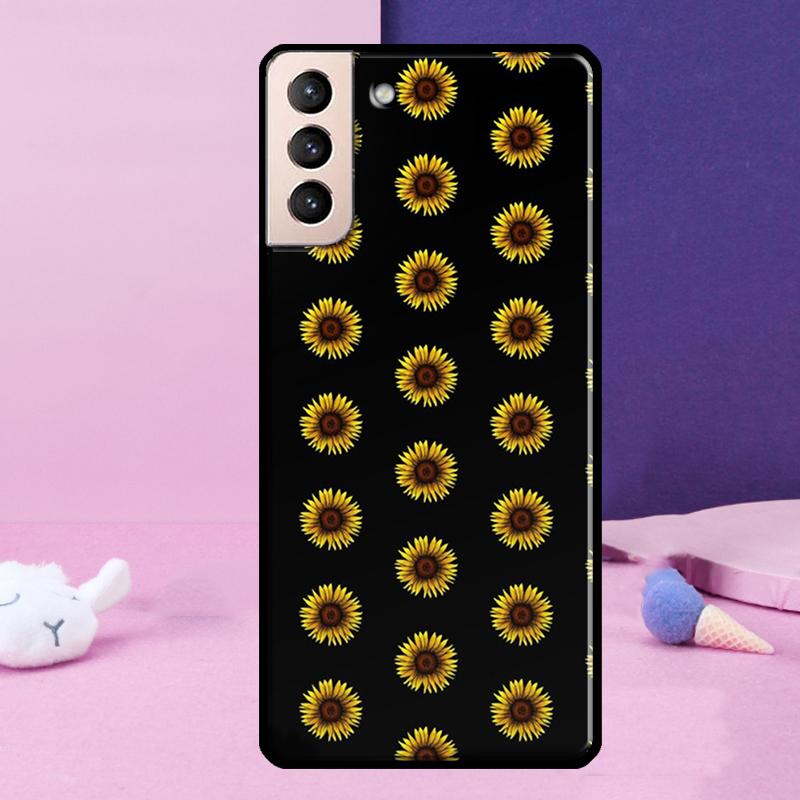 Summer Daisy Sunflower Floral Phone Case For Samsung Galaxy S24 Ultra S25 Ultra S9 S10 S20 S21 S22 Plus S23 S24 FE Cover