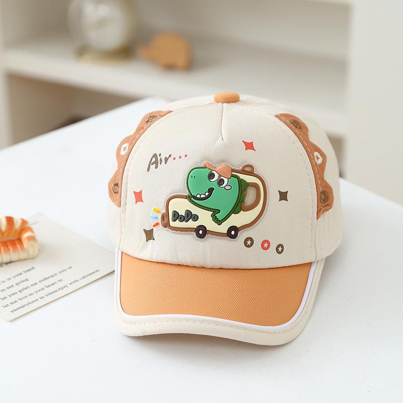 2026 Koreanischer Frühling Neuankömmling: Süße Kinder-Baseballkappe – Cartoon-Dinosaurier-Entenschnabelhut mit Sonnenschutz für Jungen und Mädchen