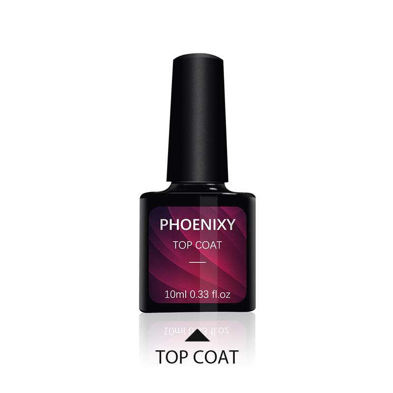

PHOENIXY 10 мл УФ-лак для ногтей Базовое верхнее покрытие Гель-лак для отмачивания DIY Инструменты для маникюра Top Coat
