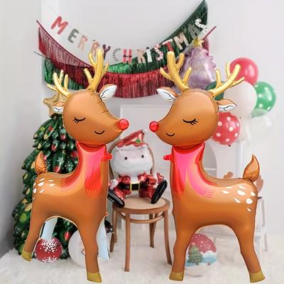 1ks 60palcový Velký Stojan Sobí Balónky Vánoční Balón Vánoční Dekorace pro Domov Nákupní Centrum Navidad 2026 Deco Potřeby