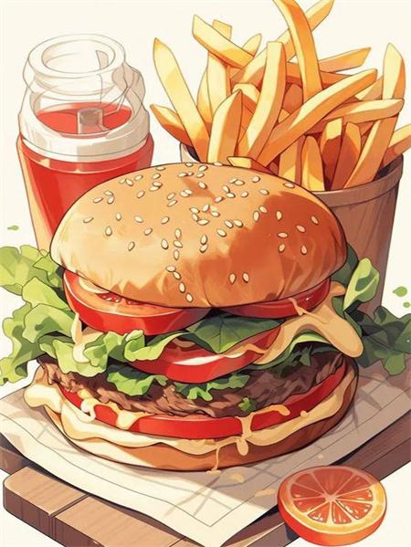 Diamant-Malerei-Set, Kuchen, Essen, volle quadratische und runde Stickerei, Kaffeelandschaft, Mosaik, Heimdekoration