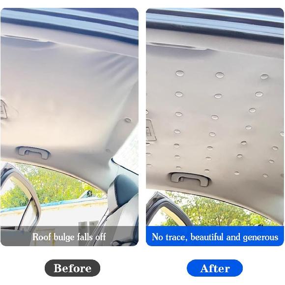 Mandark 60PCS Car Roof Headliner Repair Kit, Vehicle Roof Snap Rivets Retainer with tallation Tool, Automotive Repair Buckle for Interior Ceiling