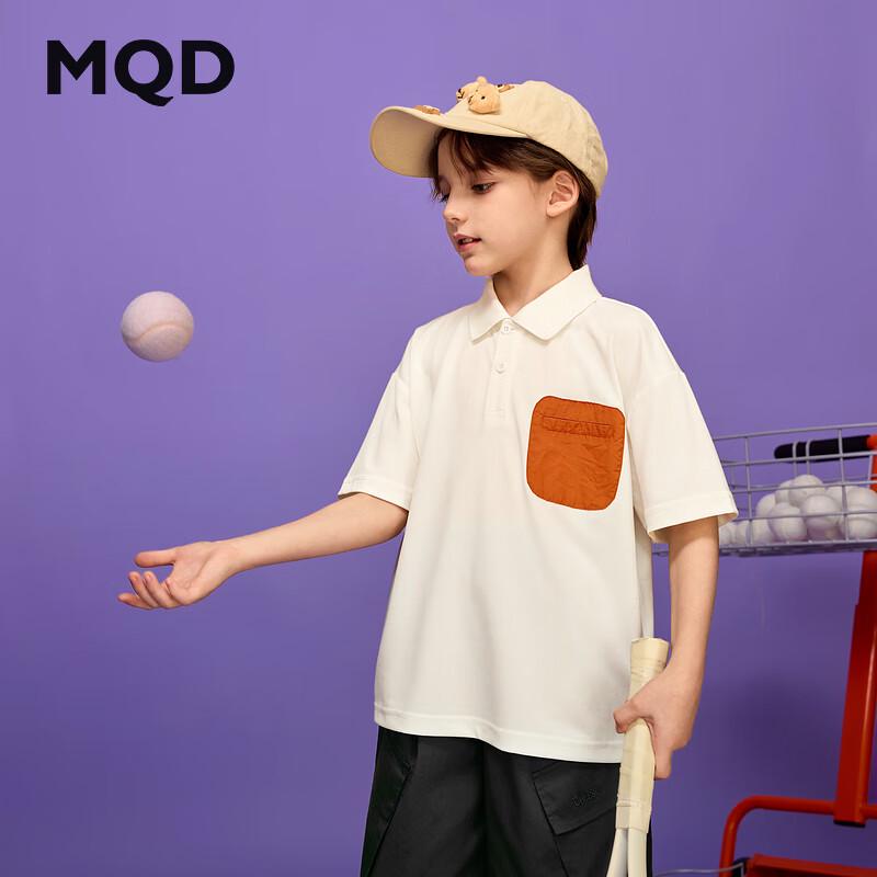 MQD Boys  Classic Color-Block Pocket Polo Shirt 110