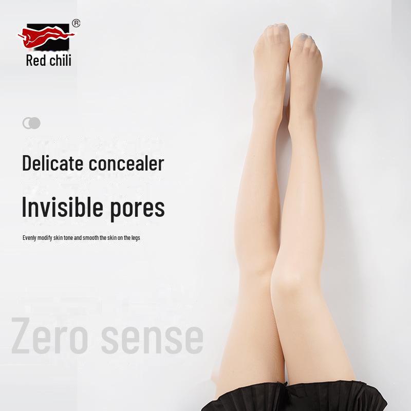 Red Pepper Velvet Wear-Resistant Black Silk Stockings: Sexy, Durable, and Anti-Snagging Pantyhose for Beautiful Legs