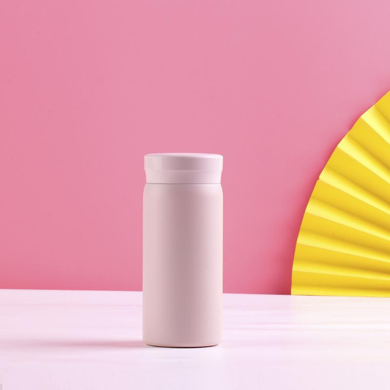 Personalized 316 Stainless Steel Mini Thermos Cup for Girls, High-Value Design 180ml розовый
