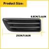 Fit 2006-2007 Honda Accord Front Left & Right Fog Light Lamp Cover W/o Hole
