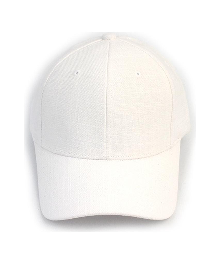 Yunibeosyeolkemiseuteuli Linen Muji White Ballcap Linen Hat