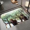 Sweet S-Horimiya Floor Mat Diatomite Bath Mat, Quick Dry Absorbent Non-Slip Door Mat