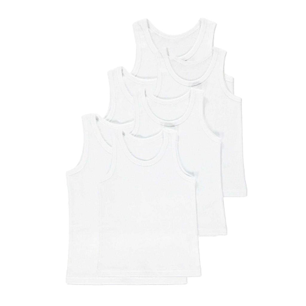 KidCollection Boys Vest Top (Pack of 6)