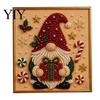 Detailed Resin Faux Diamond Kit Christmas Pearl Art Kit, 20x20cm Xmas Painting DIY Sparkling 3D Craft for Adults, Festive Wall Decor Unique