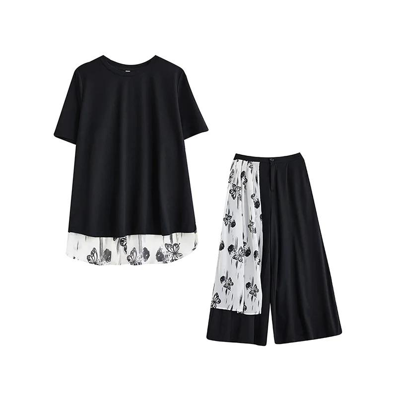 

Xitao Лоскутное женское белье с бабочками ZMY1284 One Size чёрный