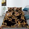 Duvet Cover Set Scripes Printing Bedding Set Cover Pattern Quilt Cover Microfiber Children King Size Bedding Set