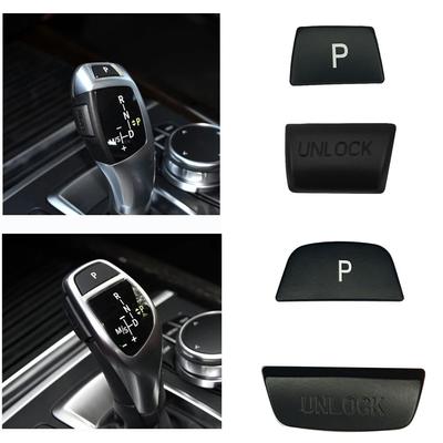Car Shift Gear Handle Knob "P" Unlock Cover Sticker For BMW 1 3 4 5 7 X3 X4 X5 X6 F20 F30 F34 F15 F16 F25  E70 E71 E60 Series