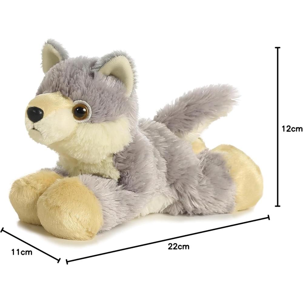 St Aurora World Plush Nature Kids Baby Wolf