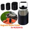 Magnetic Bottle Holder for 46/50/64 Oz Bottle Mounts Heavy Duty Drink Holder for Tractor Fridge Yacht RV Forklifts Bus Truck