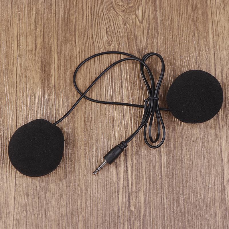 Motorcycle Helmet Bluetooth Soft Wire Microphone 3.5mm Speaker Compatible With Cardo Freecom Spirit Intercom