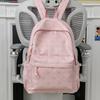 Schoolbag High value niche schoolbag Female college student lightweight backpack Junior high school student bow large capacity backpack
