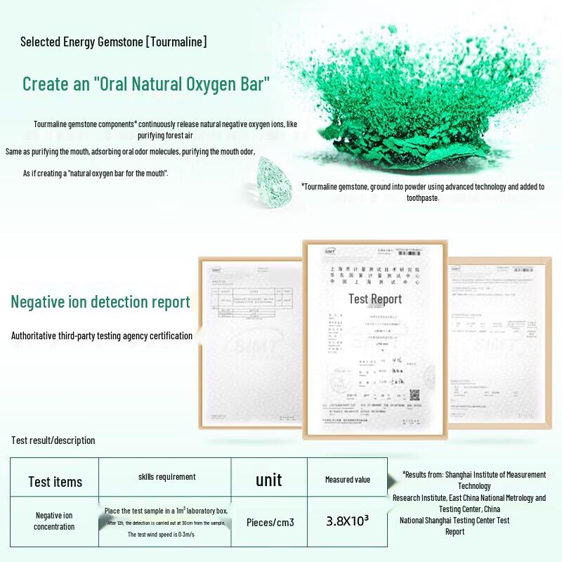 blispring Tourmaline Toothpaste Set