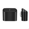 Car Trash Lid Touch Open/Close Black Mini Compact Waterproof Portable Car Side Door
