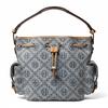T Monogram Bucket Bag Women Handbags Pink Blue 181216-400
