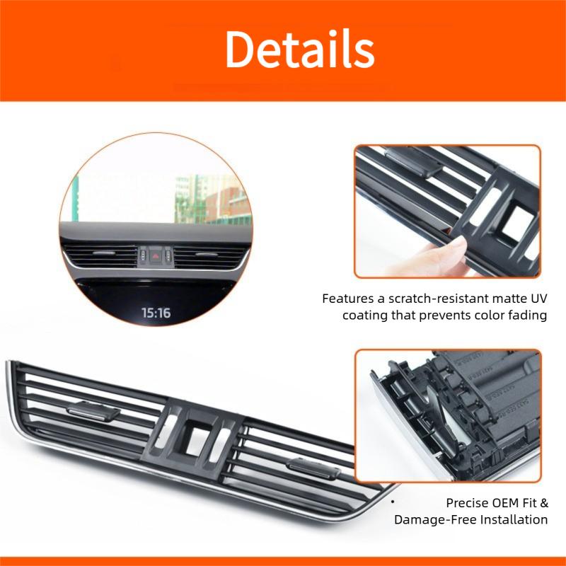 5E0820951C 5E0820951D Abdeckung für die vordere mittlere Armaturenbrett-Klimaanlage, linkes rechtes AC-Lüftungsgitter für Skoda Octavia 2013-2020 2014 2015 2016 2017 2018