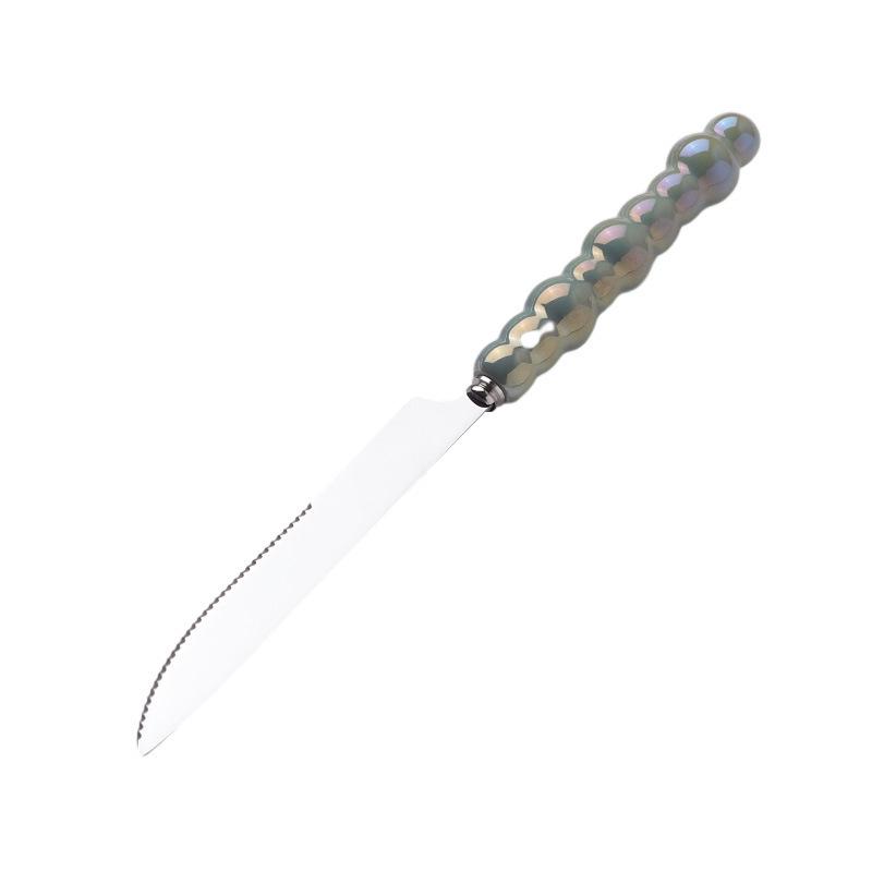 Light Luxury Creative Knife, Fork and Spoon Household Stainless Steel Steak Knife and Fork Western Dessert Spoon Tableware Set High Value