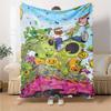 Plants Vs. Zombies Blanket Ultra-Soft Perfect for Sofa Bed Bedding Four Seasons Multipurpose Playful Design Suitable for Gifting Relatives and Friends