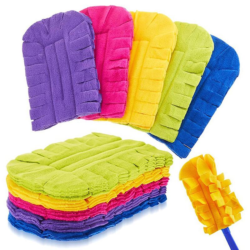 360° Electrostatic Duster Refills - Washable & Reusable, High-Density Microfiber, Fits Most Standard Duster Handles, For Home