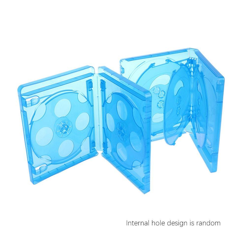 10 Discs Capacity CD Storage Box Plastic Game Discs Case Practical CD Case  Home Organization