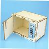 DIY Wooden Password Box for Kids Assembling Manual Machine Code Box Mechanical Lockbox Science Experimental Money Financial Toys