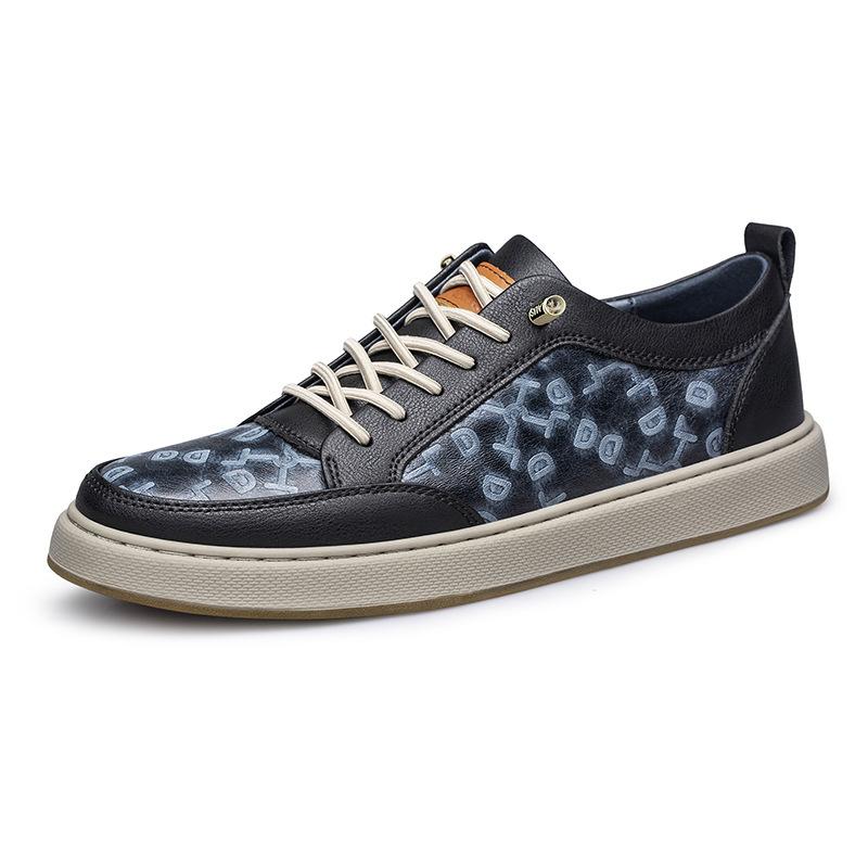 Spring Casual Board Shoes Men's Trendy Shoes Little White Shoes Fashionable Versatile Handsome Driving Shoes Soft-soled Sports Shoes
