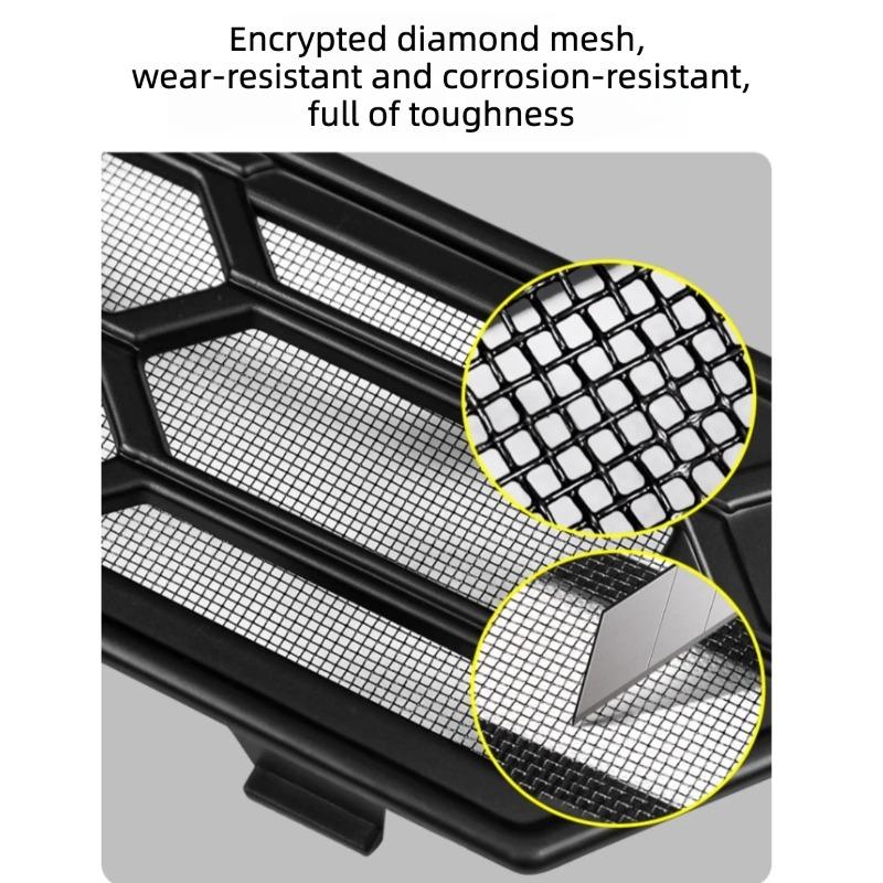 Front‑Bumper Grille Bug Screen Anti‑Dust Vent Guard Cover For CHERY JETOUR Traveler T2 2023‑2026 Exterior Mod Accessories