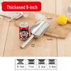 Thickened Stainless Steel Ice and Grain Scoop for Milk Tea Shops, Kitchens, and Supermarkets