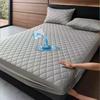 Waterproof Quilted Solid Color Bed Cover, Skin-friendly Mattress Protector, Single Piece