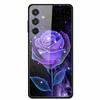 Glass Back Cover For Samsung Galaxy S24 FE Case S24FE Hard Tempered Glass Case For Samsung Galaxy M55 A16 Phone Case Soft Bumper