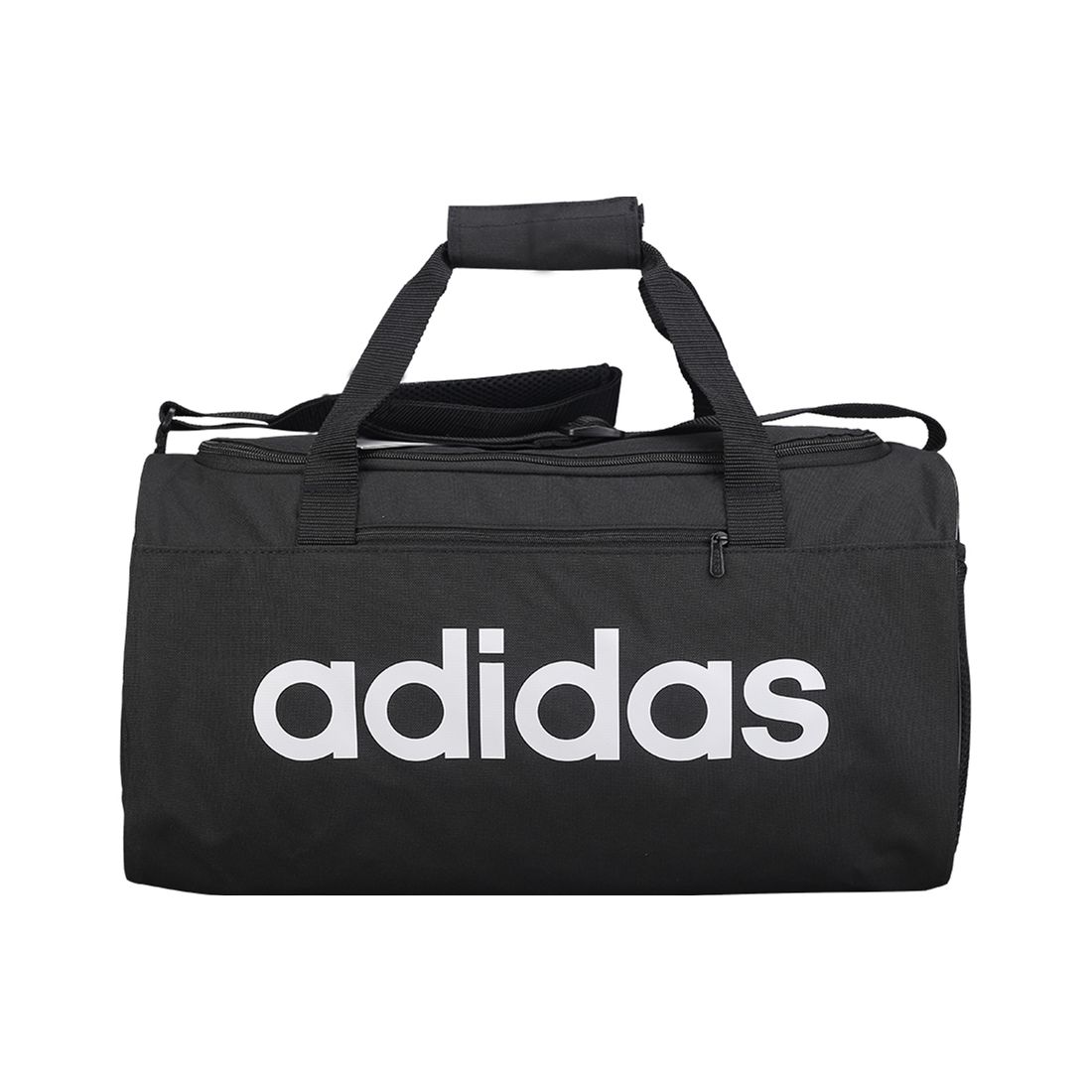 Adidas Classic Letter Logo Zipper Closure Polyester Shoulder Crossbody Bag Unisex Bags Black DT4826 Black
