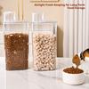 Versiegelter Lebensmittelaufbewahrungsbehälter Transparenter luftdichter Getreidebehälter Aufbewahrungsbehälter mit Ausgießer für Reis Bohnen Mehl Snacks Küche