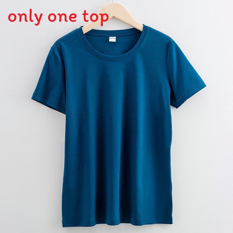 Silk Cotton T Shirt For Women Summer Breathable Casual Relaxed Fit Plain Style