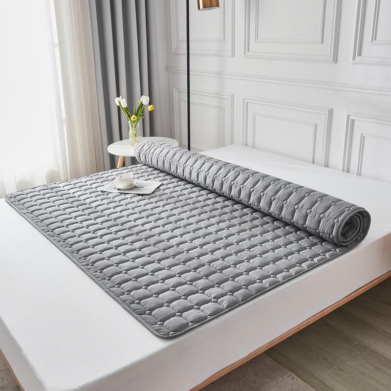 Washable Soft Mattress Pad - Single/Double Sizes for Dorms