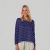 Women's O-neck Long Sleeve Printed Top T-shirt