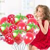 12 Pcs Strawberry Balloons Kit Strawberry Themed Birthday Party Decorations Girls Kids Baby Shower Wedding Fruit Party Supplies