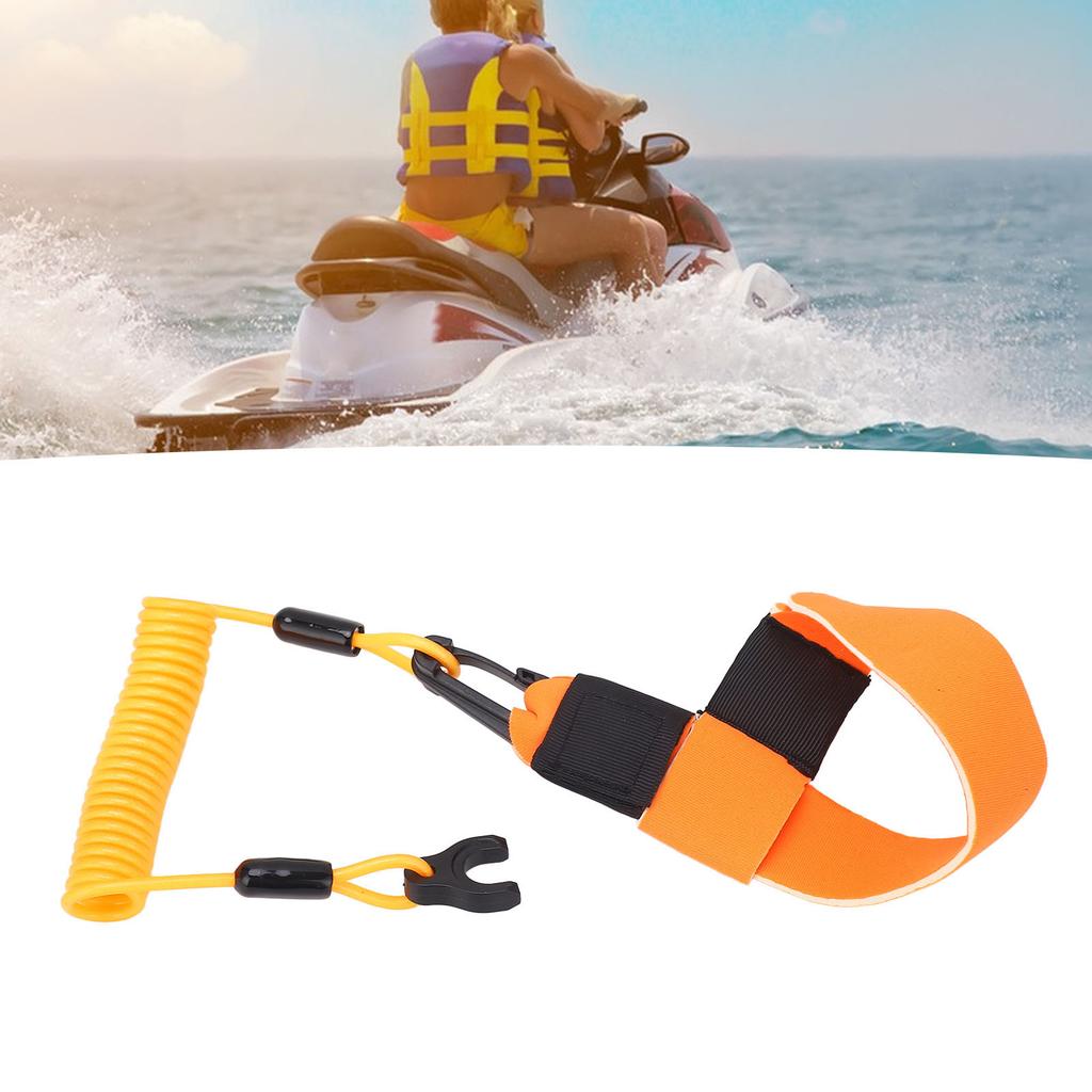 Boat Kill Lanyard TPU Boat Outboard Engine Emergency Stop Lanyard Cord for 2 Stroke