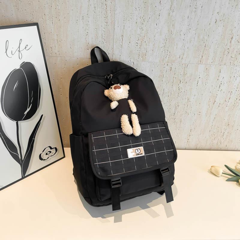 Junior high school students simple and beautiful backpack Japanese ins schoolbag girls lightweight college style girl backpack