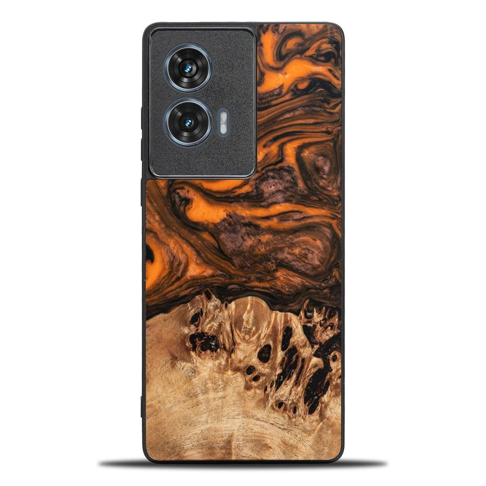 Bewood Unique case for Motorola Edge 50 Fusion - Orange