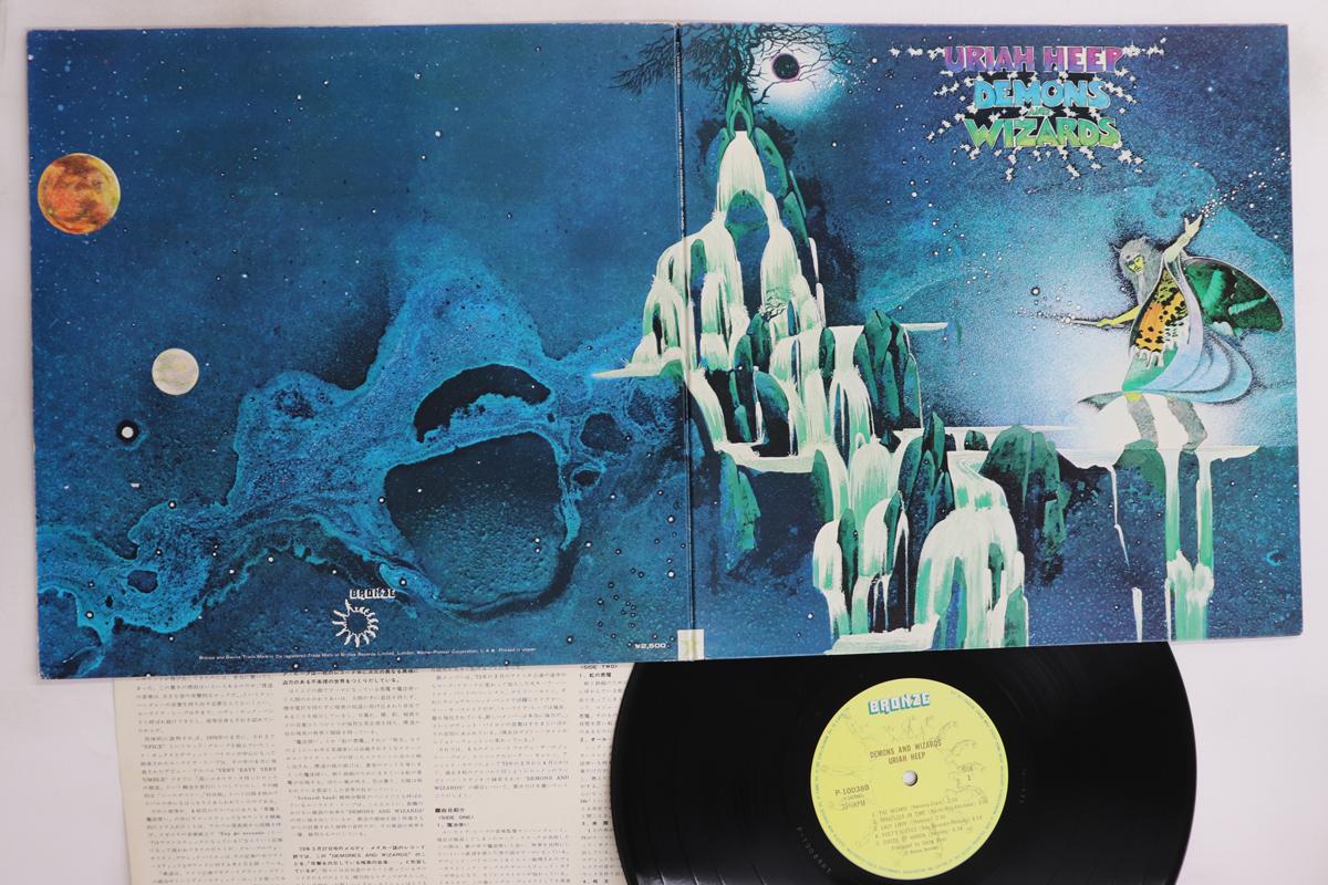 

LP Record URIAH HEEP - Demons & Wizards P10038B BRONZE 1975 Japan Rock Used