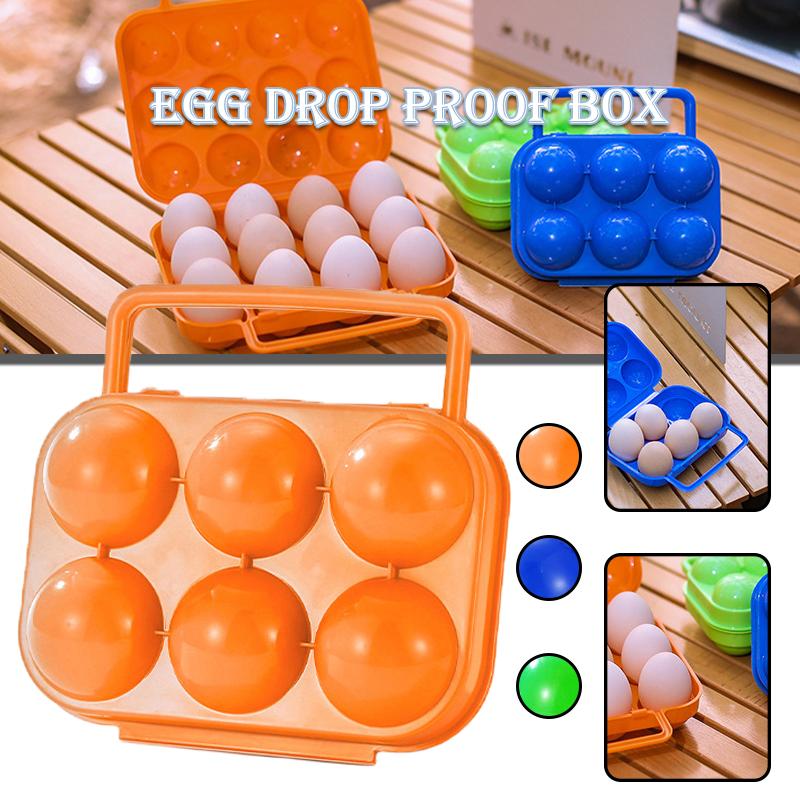 

PDTO 6 контейнер для яиц на открытом воздухе портативный контейнер для яиц с ручкой держатель для яиц