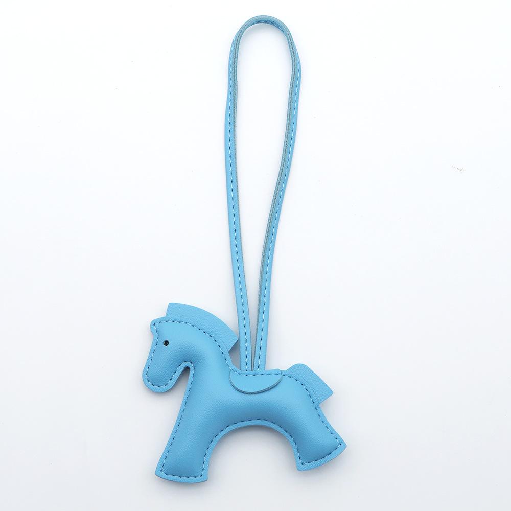 Chic Little Horse PU Leather Pendant: High-End Versatile Bag and Car Accessory