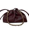 New Luojia High-quality Cloud Bag Pleated Sweet Drawstring Blessing Single-shoulder Cross-body Female