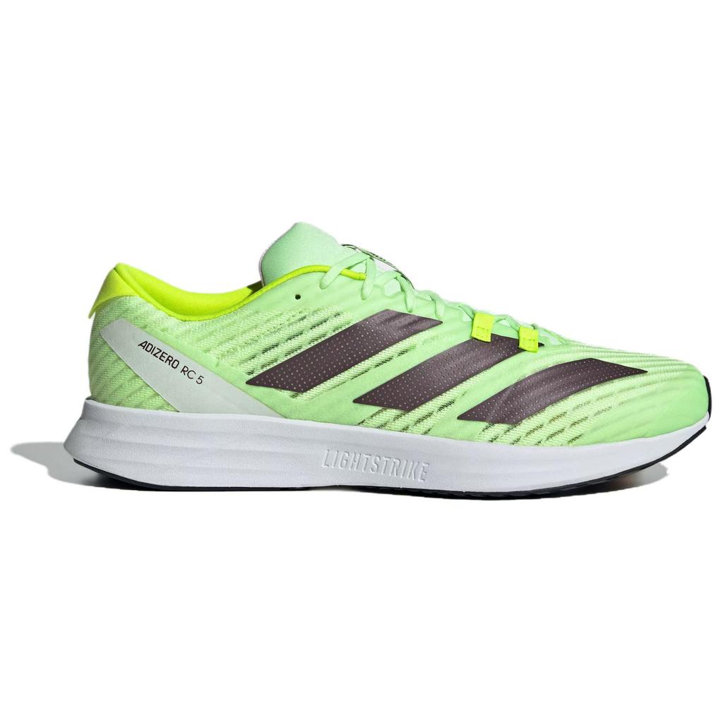 Adidas Adizero Rc 5 Shoes Comfortable Simple Fabric Low Top Casual Training Racing Running Shoes Unisex Shoes Green Yellow IE3720