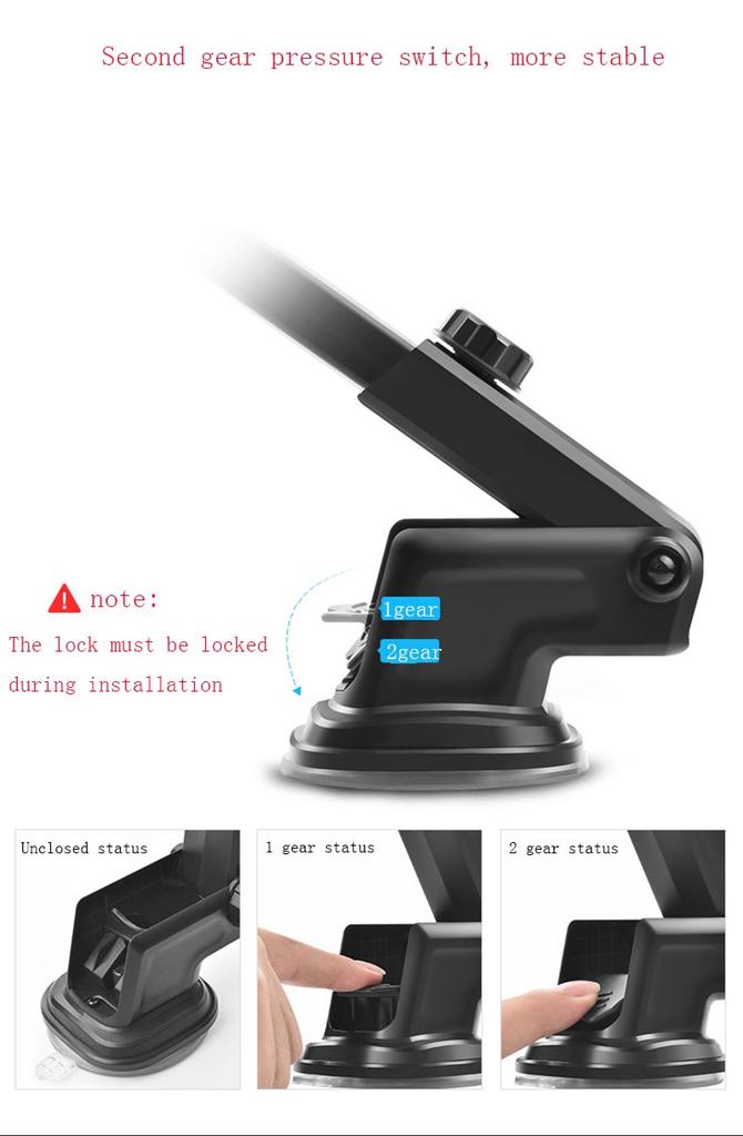 Hochwertige 360-Grad-Halterung Auto-Windschutzscheibenständer Für Mobiltelefone Ideal Für Alle Geräte 4 Bis 7 Zoll